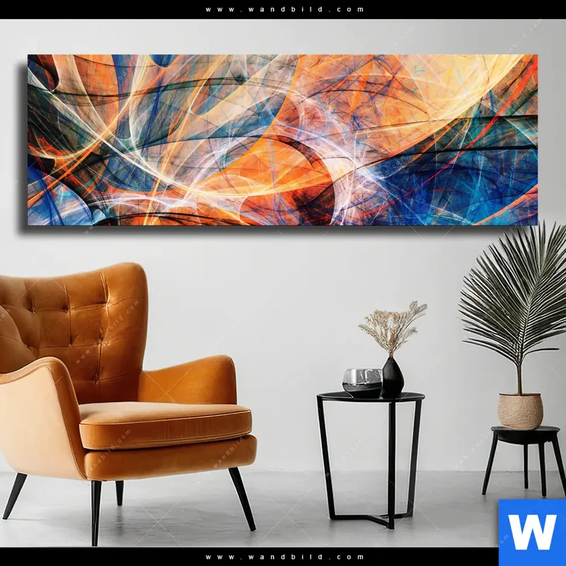 Leinwandbild | Abstrakte Harmonie | Panorama