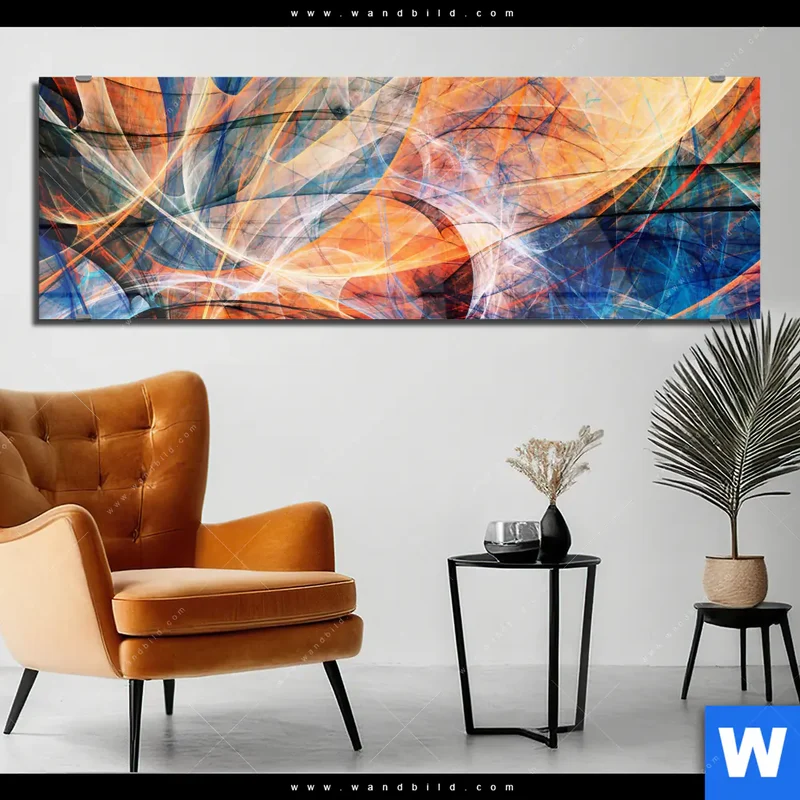 Acrylglasbild | Abstrakte Harmonie | Panorama