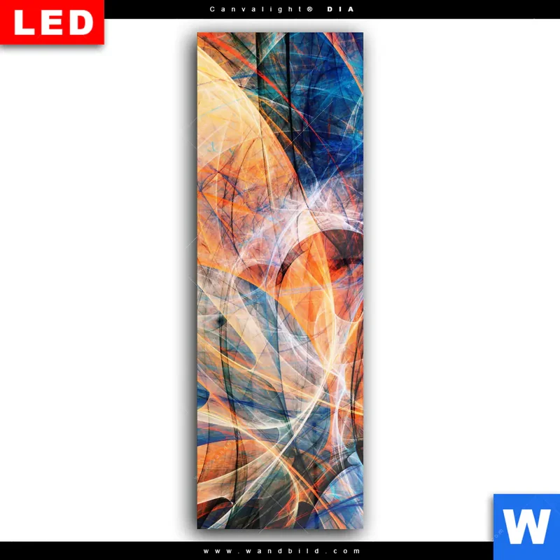 Wechselmotiv Acrylglas Canvalight® DIA | Abstrakte Harmonie | Schmal