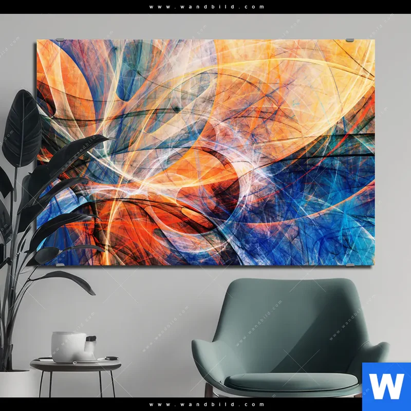 Alu-Dibond Bild | Abstrakte Harmonie | Querformat