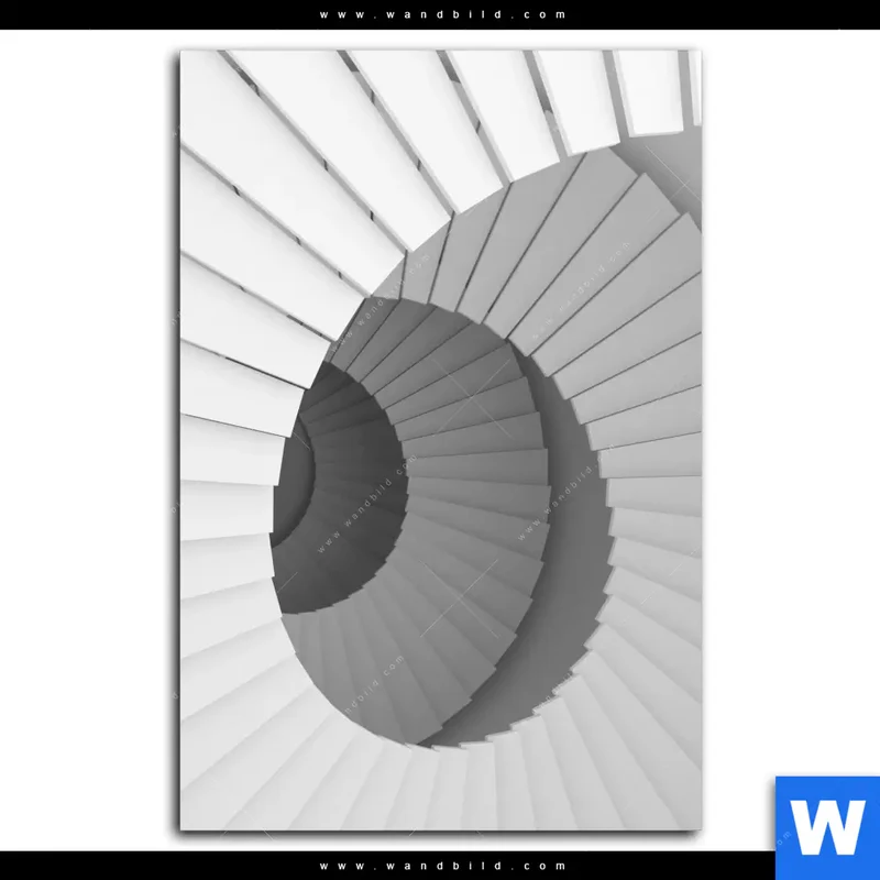 Leinwandbild | Spirale der Moderne | Hochformat