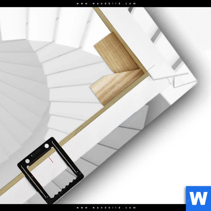 Leinwandbild | Spirale der Moderne | Hochformat