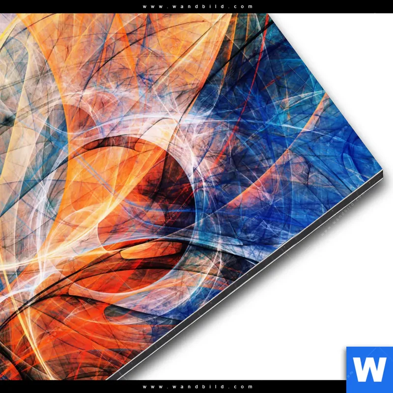 Alu-Dibond Bild | Abstrakte Harmonie | Quadrat