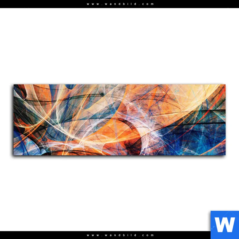 Alu-Dibond Bild | Abstrakte Harmonie | Panorama