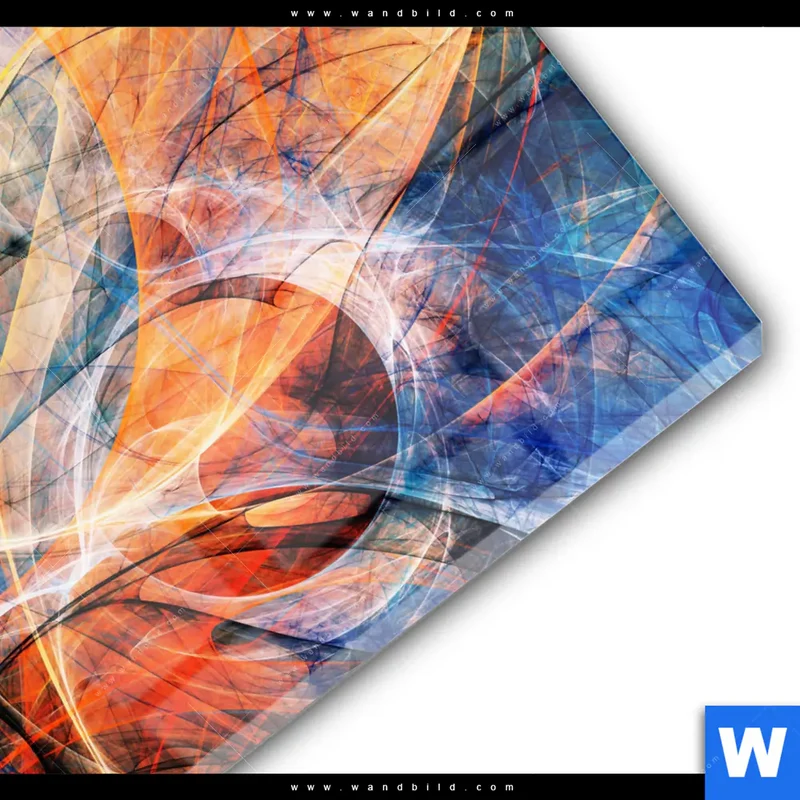 Acrylglasbild | Abstrakte Harmonie | Quadrat