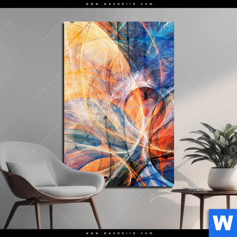 Acrylglasbild | Abstrakte Harmonie | Hochformat