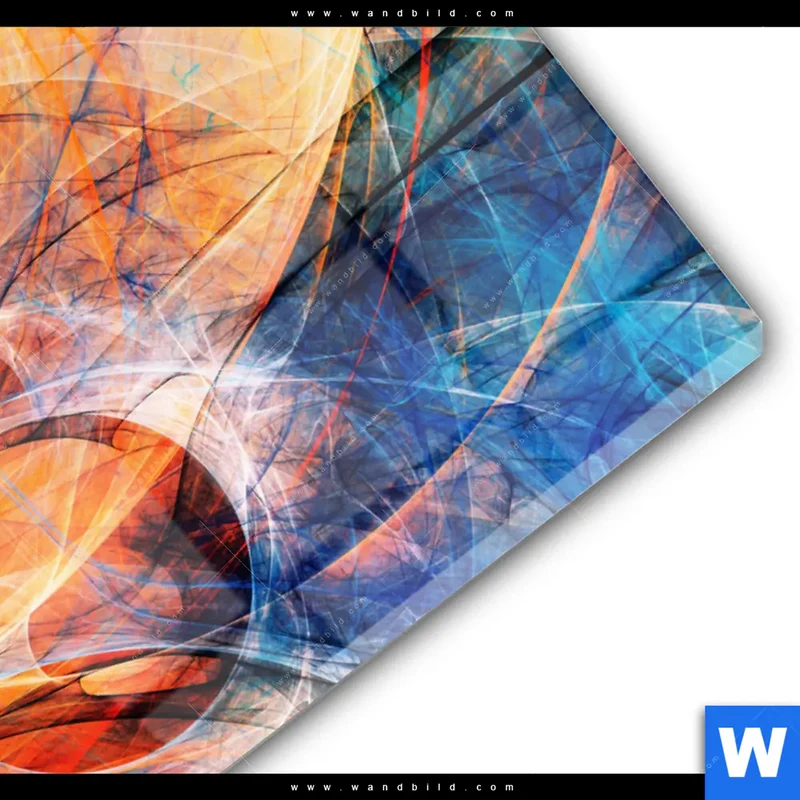 Acrylglasbild | Abstrakte Harmonie | Hochformat