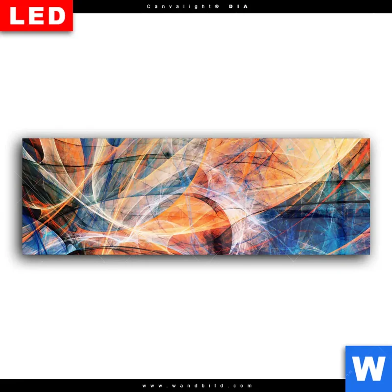 Wechselmotiv Acrylglas Canvalight® DIA | Abstrakte Harmonie | Panorama