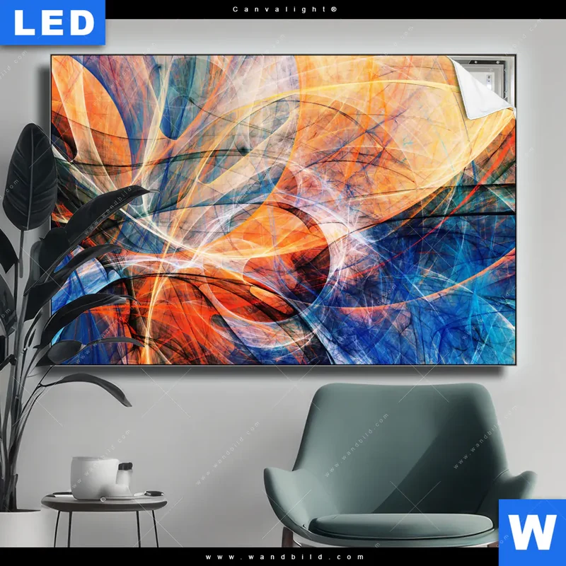 Canvalight® Leuchtbild | Abstrakte Harmonie | Querformat
