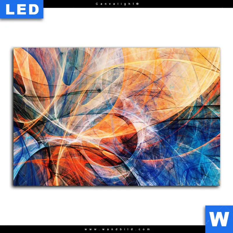 Canvalight® Leuchtbild | Abstrakte Harmonie | Querformat