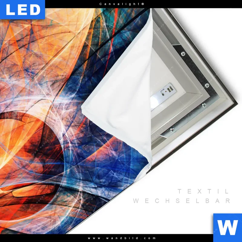 Canvalight® Leuchtbild | Abstrakte Harmonie | Querformat
