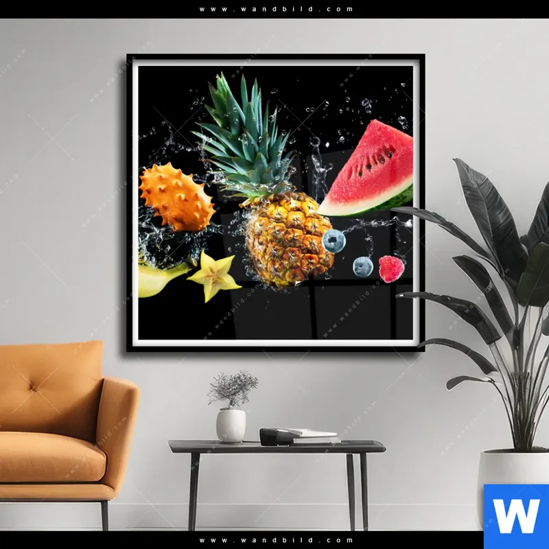 Poster | Fruchtige Explosion voller Frische | Quadrat