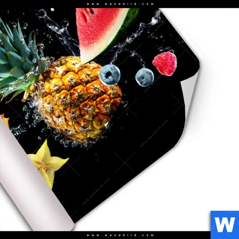 Poster | Fruchtige Explosion voller Frische | Quadrat