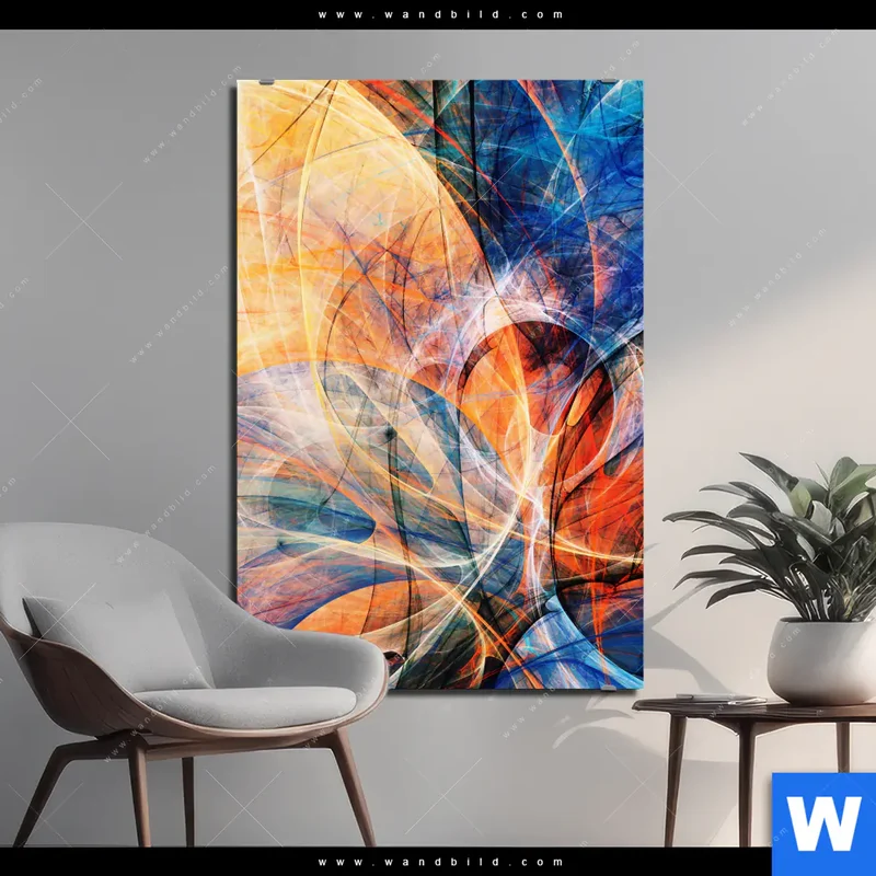 Alu-Dibond Bild | Abstrakte Harmonie | Hochformat