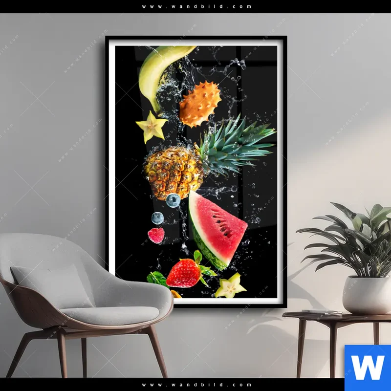 Poster | Fruchtige Explosion voller Frische | Hochformat