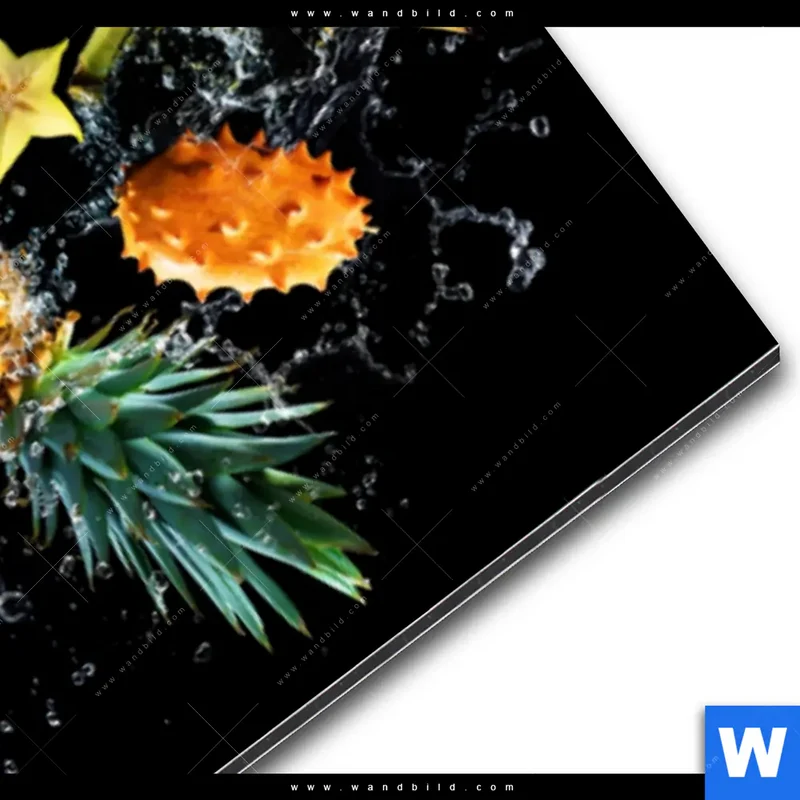 Alu-Dibond Bild | Fruchtige Explosion voller Frische | Schmal