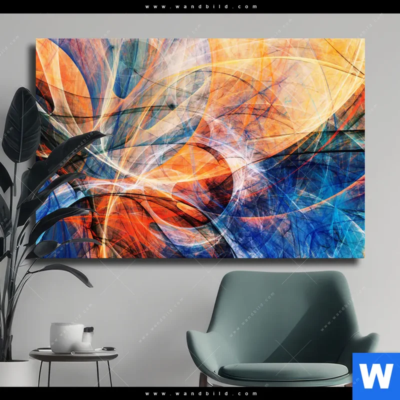 Leinwandbild | Abstrakte Harmonie | Querformat