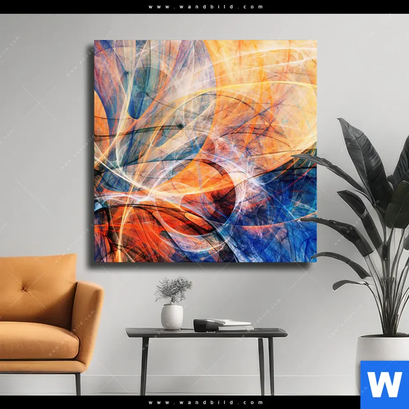 Leinwandbild | Abstrakte Harmonie | Quadrat