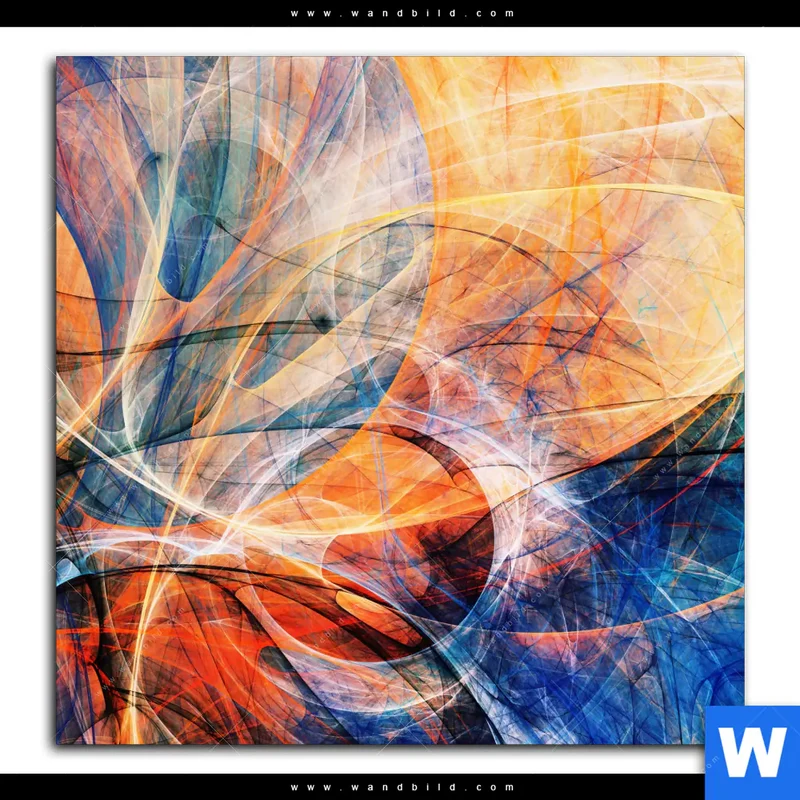 Leinwandbild | Abstrakte Harmonie | Quadrat