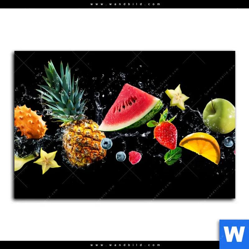 Leinwandbild | Fruchtige Explosion voller Frische | Querformat