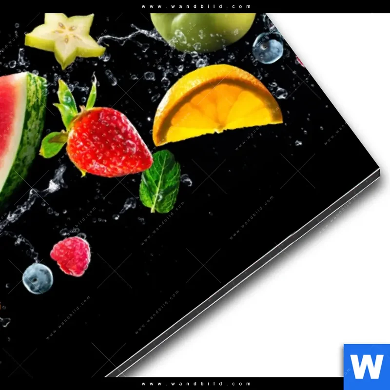 Alu-Dibond Bild | Fruchtige Explosion voller Frische | Querformat