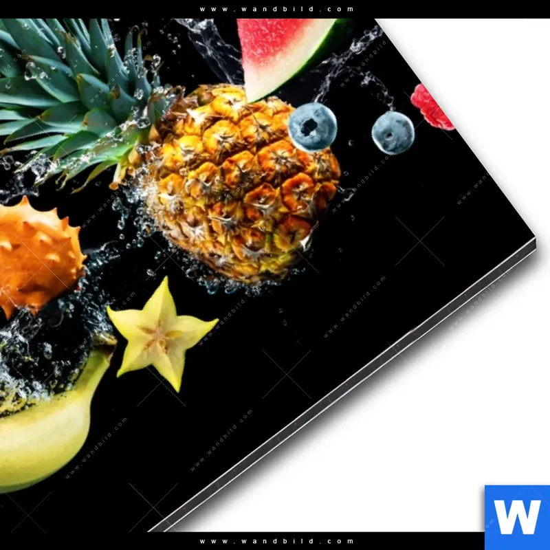 Alu-Dibond Bild | Fruchtige Explosion voller Frische | Rund
