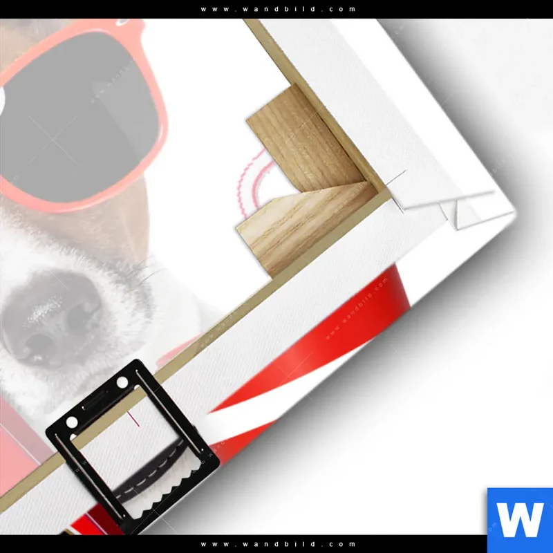 Leinwandbild | Kinoabend mit Terrier | Querformat