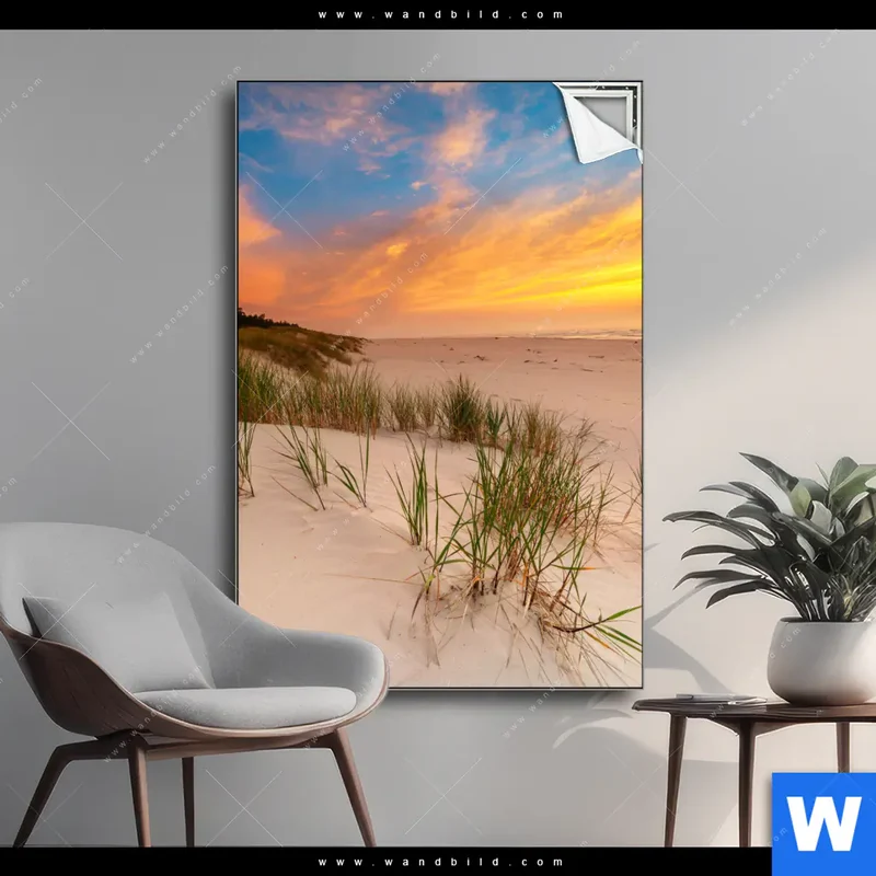Spannbild | Abendlicht an der Küste | Hochformat