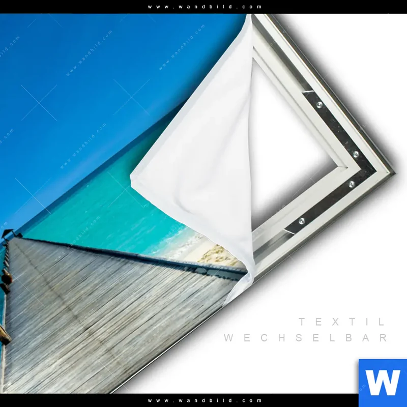 Spannbild | Steg ins endlose Blau | Querformat
