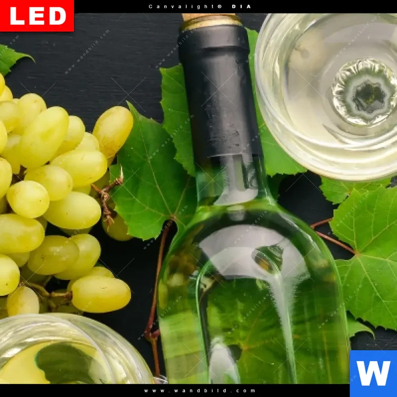 Wechselmotiv Acrylglas Canvalight® DIA | Trauben | Wein | Tradition | Querformat