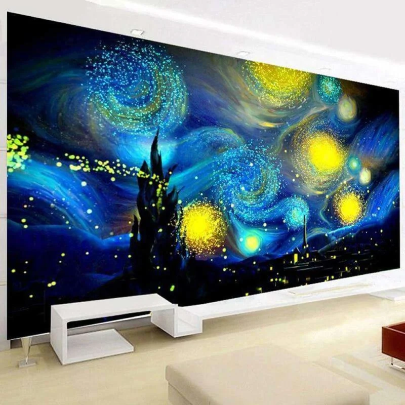 Van Gogh Sterne Petersdom Nacht | Großformat