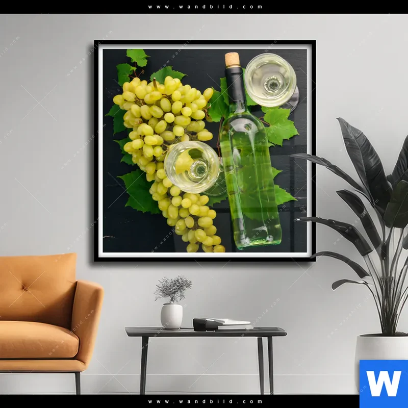 Poster | Trauben | Wein | Tradition | Quadrat