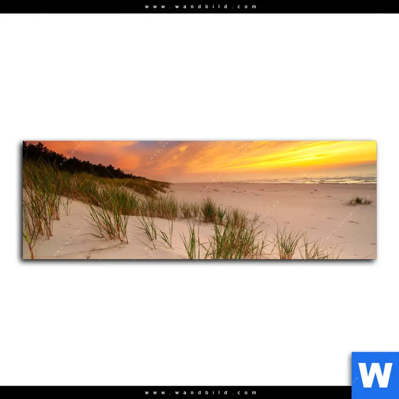 Spannbild | Abendlicht an der Küste | Panorama