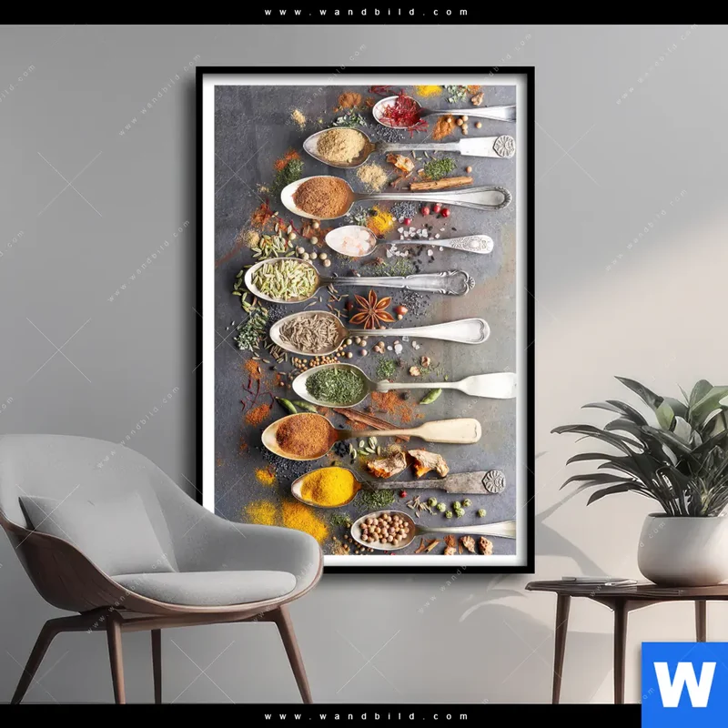 Poster | Gewürzvielfalt aus aller Welt | Hochformat