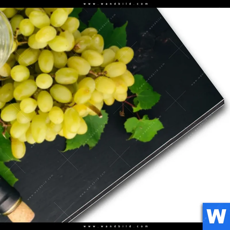 Alu-Dibond Bild | Trauben | Wein | Tradition | Schmal