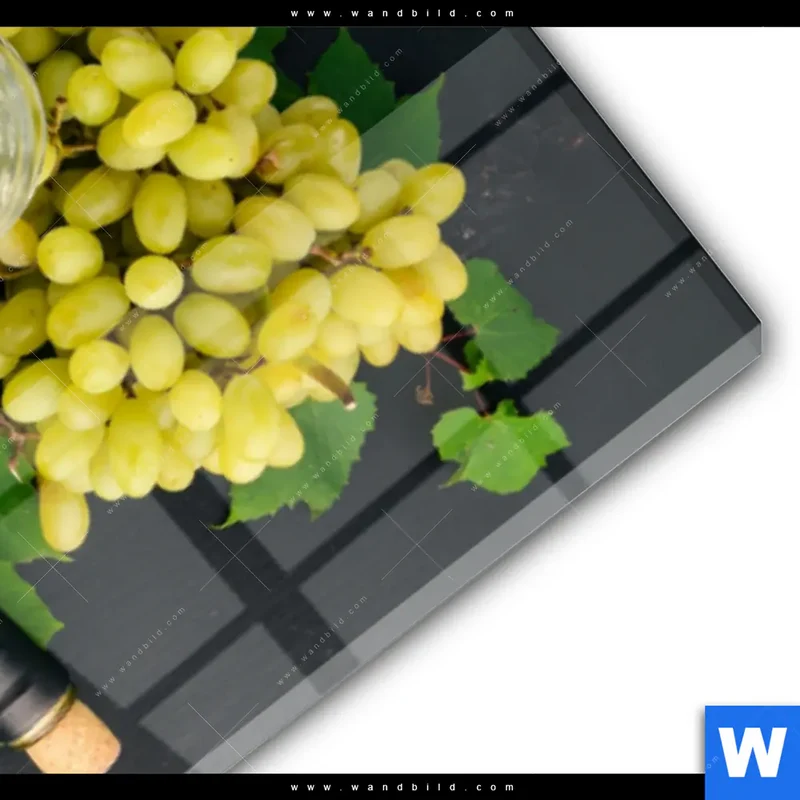 Acrylglasbild | Trauben | Wein | Tradition | Schmal