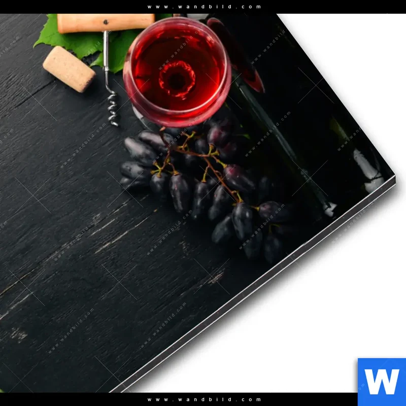 Alu-Dibond Bild | Trauben | Wein | Tradition | Querformat