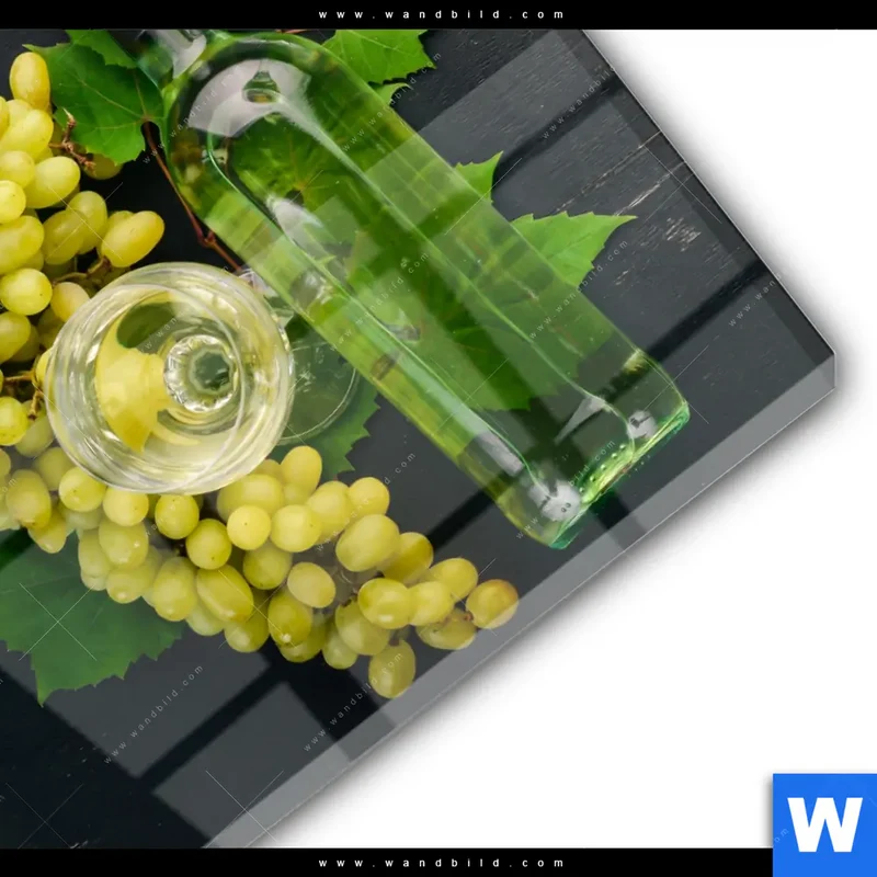 Acrylglasbild | Trauben | Wein | Tradition | Quadrat