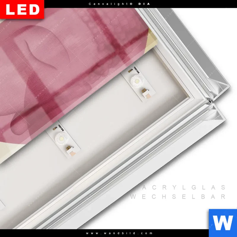 Leuchtbild Acrylglas Canvalight® DIA | Buddha in sanfter Balance | Hochformat