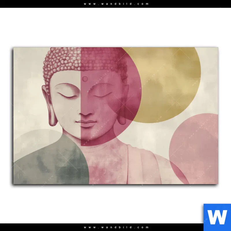 Poster | Buddha in sanfter Balance | Querformat