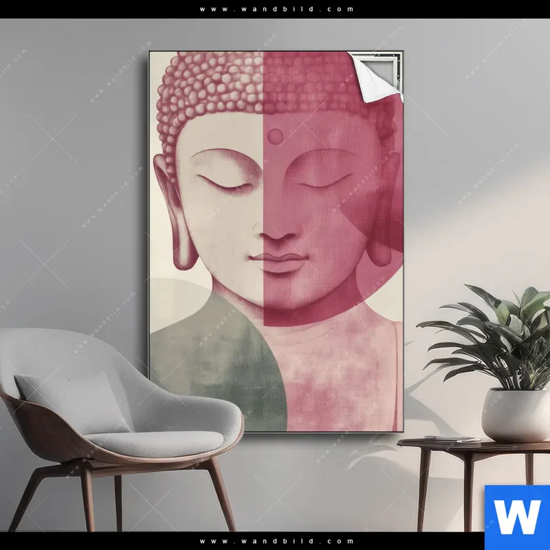 Spannbild | Buddha in sanfter Balance | Hochformat