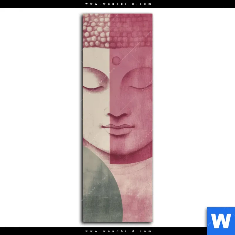 Poster | Buddha in sanfter Balance | Schmal