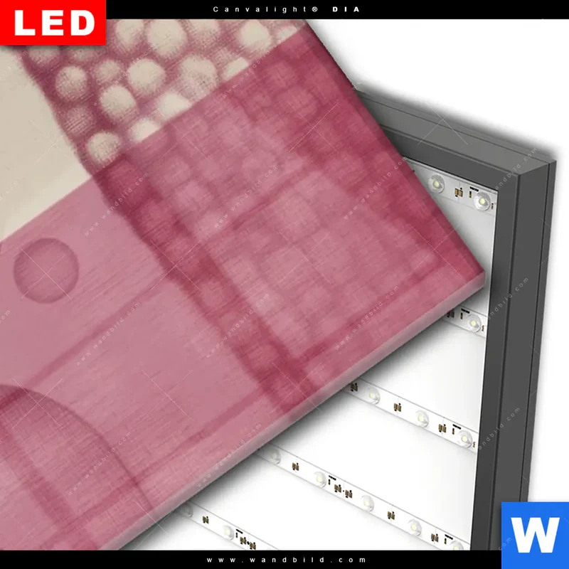 Wechselmotiv Acrylglas Canvalight® DIA | Buddha in sanfter Balance | Schmal