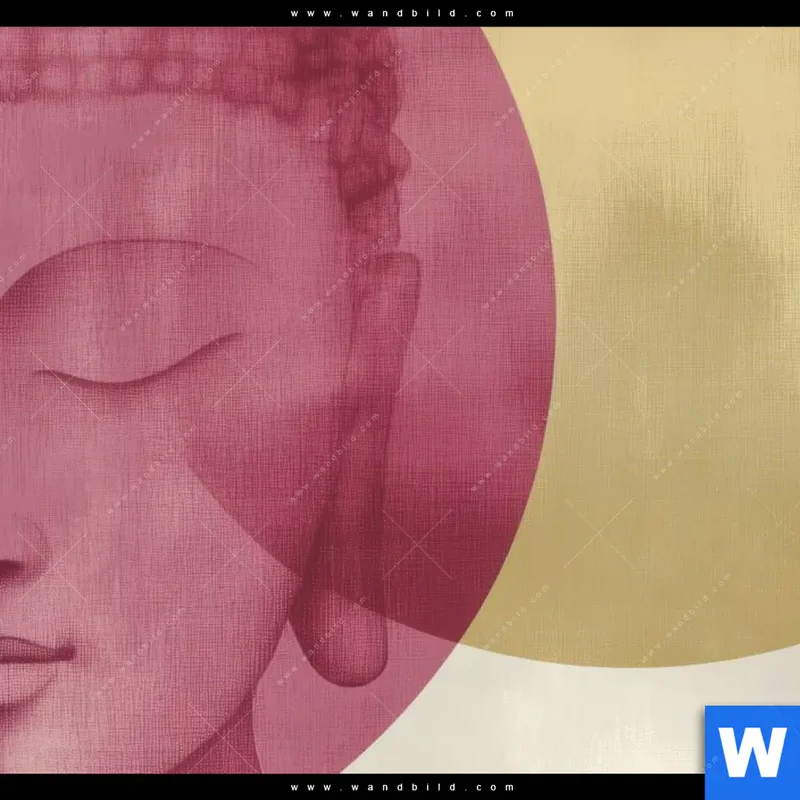Leinwandbild | Buddha in sanfter Balance | Hochformat