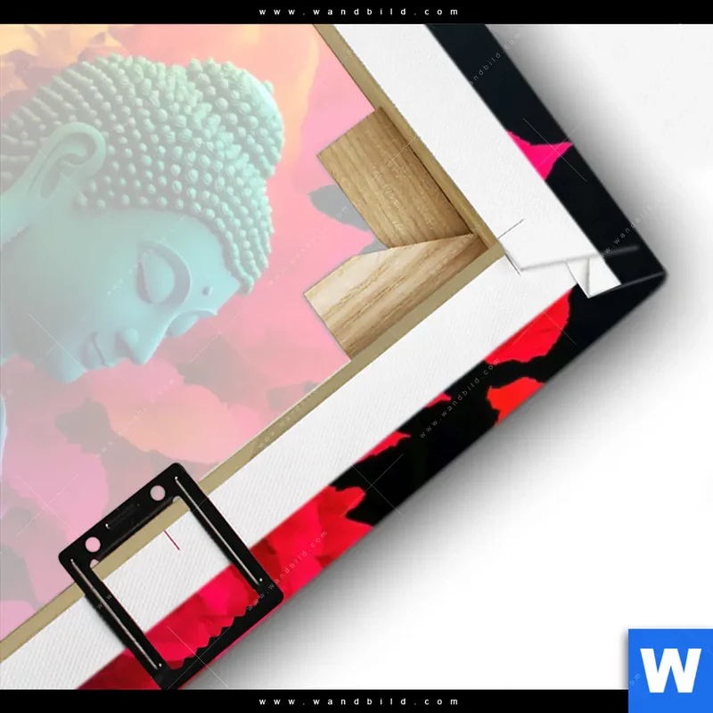 Leinwandbild | Meditierender Buddha | Hochformat