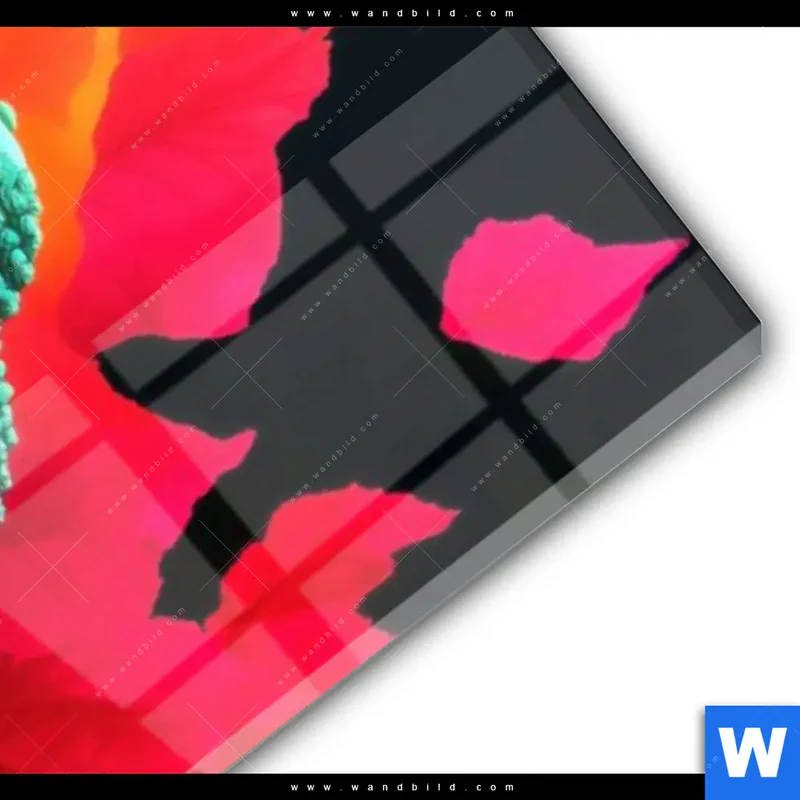 Acrylglasbild | Meditierender Buddha | Schmal