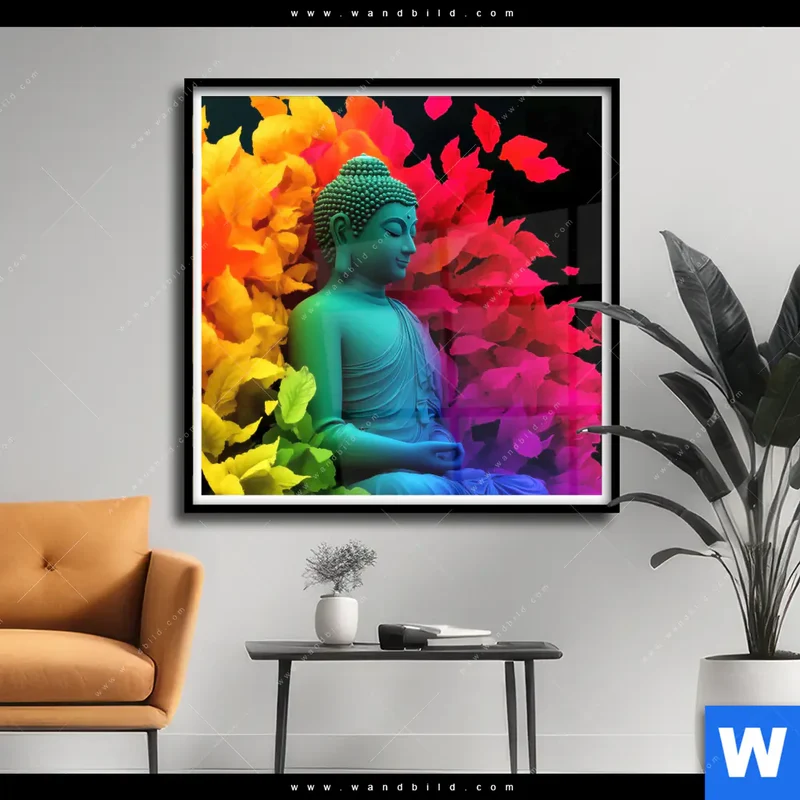 Poster | Meditierender Buddha | Quadrat