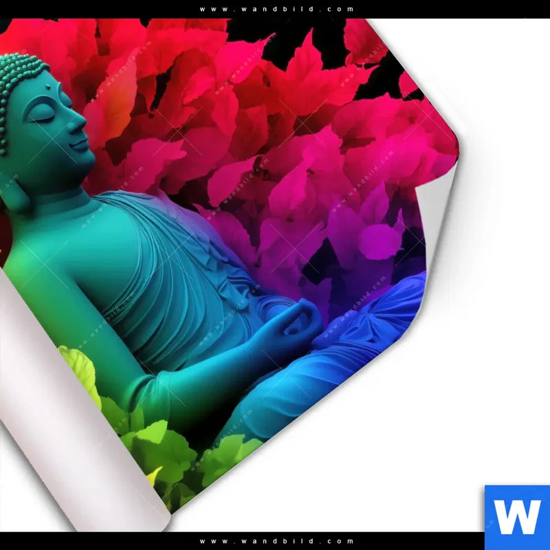 Poster | Meditierender Buddha | Quadrat