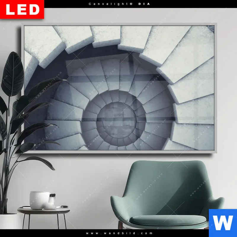 Wechselmotiv Acrylglas Canvalight® DIA | Stufen der Unendlichkeit | Querformat