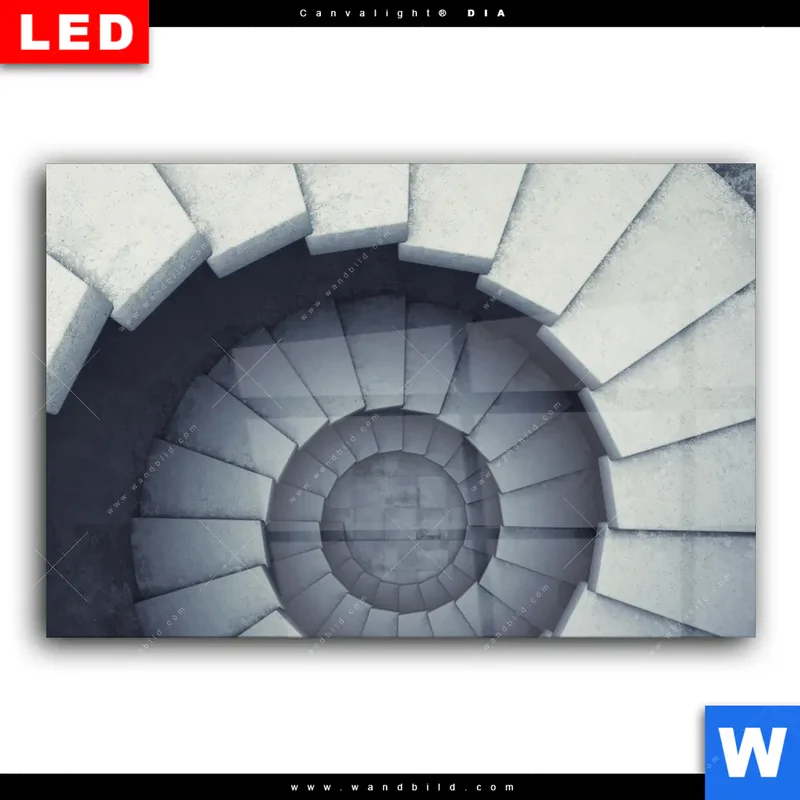 Wechselmotiv Acrylglas Canvalight® DIA | Stufen der Unendlichkeit | Querformat